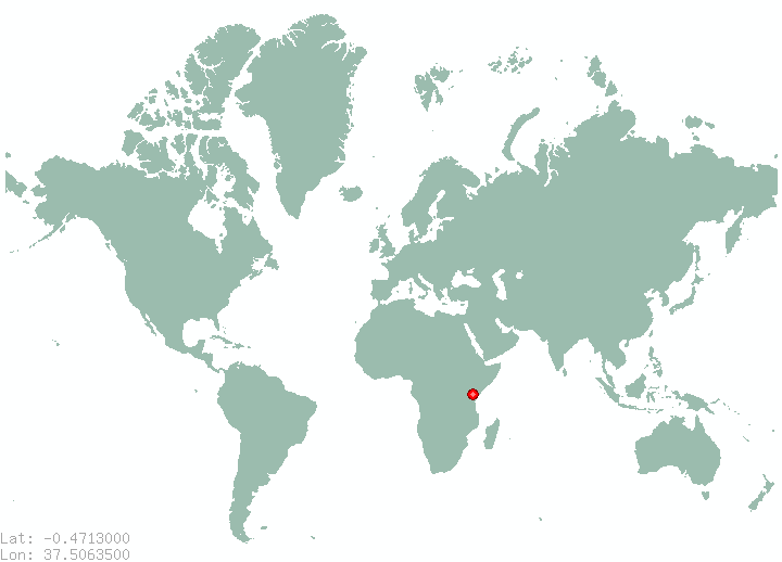 Karingare in world map