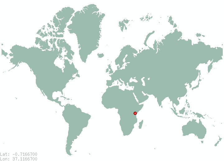Mukungai in world map